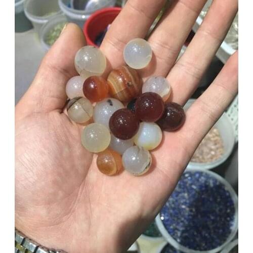 100g natural agate, Danube stone gravel granules, crystal irregular beads DIY supplies stone fish tank supplies, garden supplies