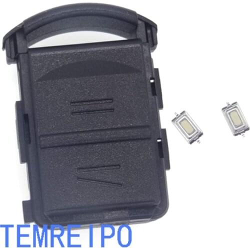 20pcs/lot Replace Key Shell Fob For Vauxhall for Opel Corsa C Combo Tigra Meriva Agila Combo 2 Button Remote Key Case With Swith