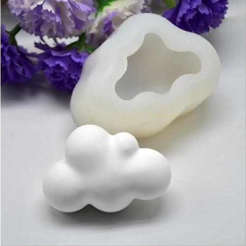 3D Cloud shaped silicone molds Aromatic plaster mold decoration mould Craft resin molds for jewelry