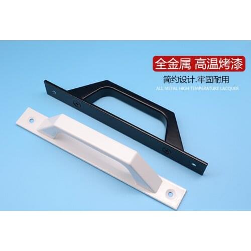 Aluminum Alloy Push and Pull Door Handle Surface Mounted Glass Plastic Steel Balcony Kitchen Door Window Handle