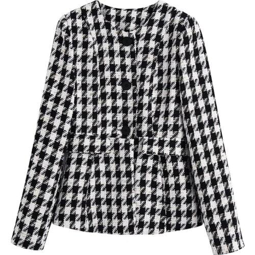 Aonibeier Women's Tweed Blazers