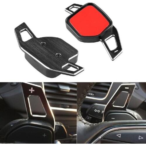 Car Steering Wheel DSG Paddle Extension Shifters Shift Sticker Decoration For AUDI A3 S3 A4 S4 B8 A5 S5 A6 S6 A8 R8 Q5 Q7 RS6 A1