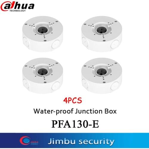 Dahua PFA130-E 4PCS Camera Mount Water-proof Junction Box Neat & Integrated design Material: Aluminum IP66 junction box DAHUA