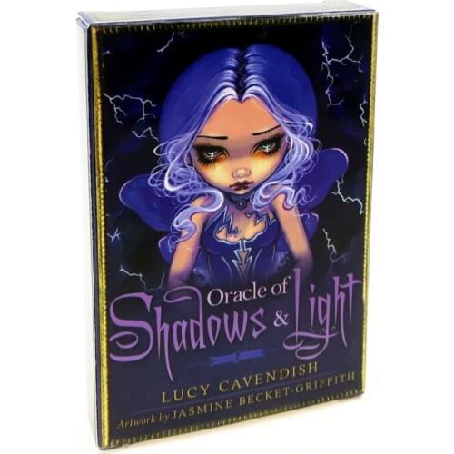 45pcs Shadow And Light Oracle Cards Mysterious Fate Divination Tarot Cards Deck Board Game With Guidebook For Kids Amusing Games