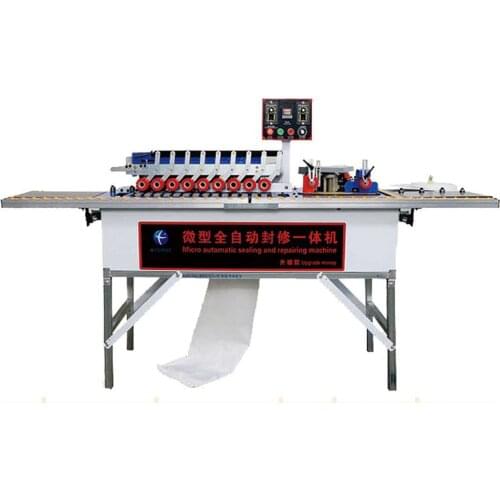 Furniture board edge banding machine with dust collector for sale