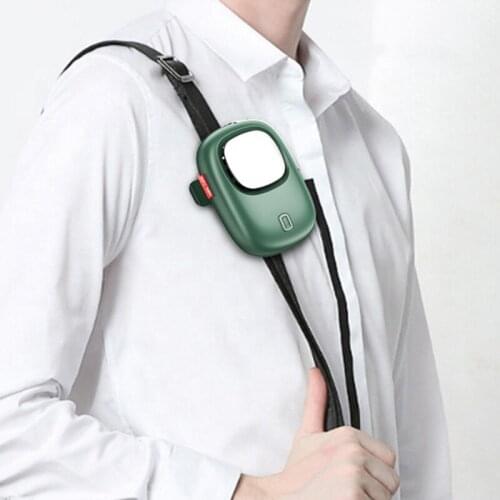 Mini Waist Clip Neck Fan Multi-function Small Portable Air Cooling Fan USB Rechargeable for Outdoor Sports Travel