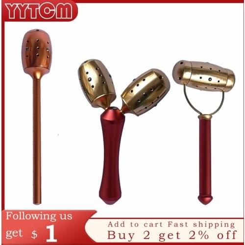 New Meridian Acupoint Metal Moxa Stick Box healcare beautiful tool chinese moxa moxibustion box moxa stick