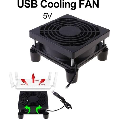2021 New 9cm/12cm Cooling Fan DC 5V USB Power Supply Quiet Fan for Router TV Set-Top Box