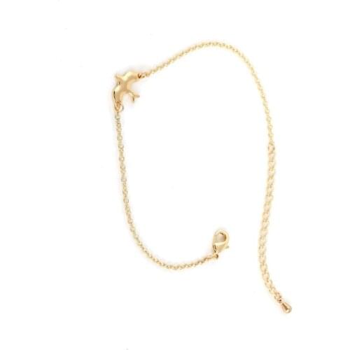 New Fashion Dove Bracelets Small simple Cute Animal Bird Charm Bracelet for Women Charm pretty gift jewelry for girls