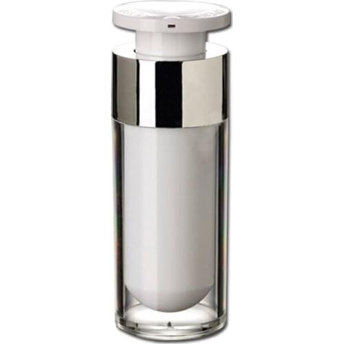 New style Vacuum bottles 15ml 30ml 50ml luxury MS airless cosmetic packaging bottle for skin creams