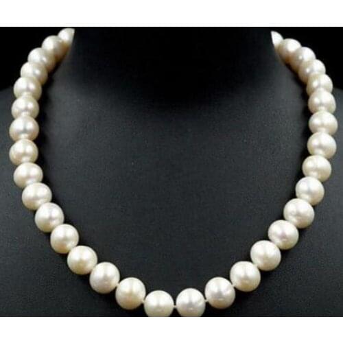 10-11MM White Freshwater Pearl Necklace
