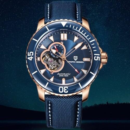 PAGANI DESIGN 2021 new Mens Watches luxury automatic watch men mechanical wristwatch men NH39 Tourbillon Clock 20Bar Waterproof