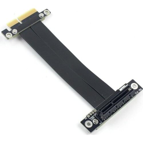 PCI-E X4 Extension Cable Adapter PCIe 3.0 Extender Cord Gen3.0 graphics card extension ribbon Cables For Computer 10CM
