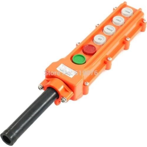 Hoist Rainproof COB62A 4Way 6Button Pendant Control Pushbutton Switch