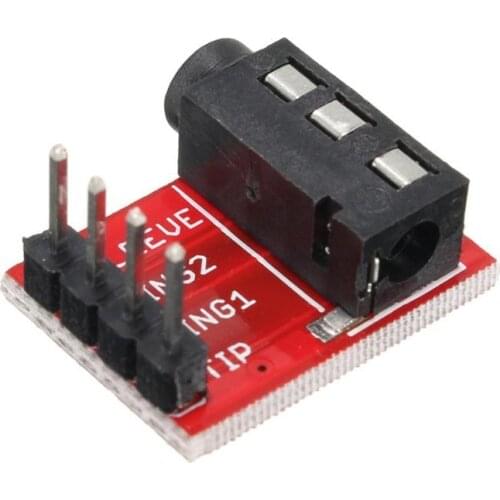 3.5mm Plug Jack Stereo Plastic + Metal TRRS Headset Audio Socket Breakout Board Extension Connector Module 3.5mm jack