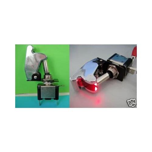 Military Style Led Toggle Switch + Safety Cover R1S