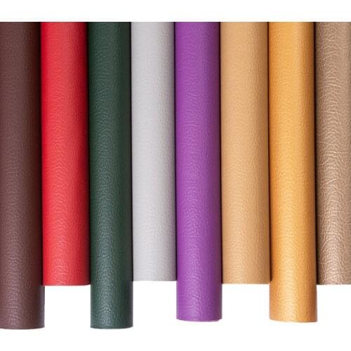 PU Leather Fabric Handmade DIY Soft Comfortable Durable Waterproof Skin-friendly Sofa Wallet Shoe Cloth Fabrics Sewing Material