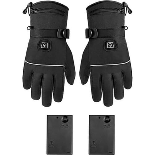 Waterproof Motorcycle Gloves Heated Moto Heating USB Hand Warmer Electric Thermal Heated Gloves Battery Powered Gloves