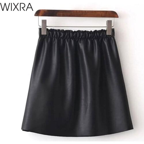 Wixra Women's Leather Skirts