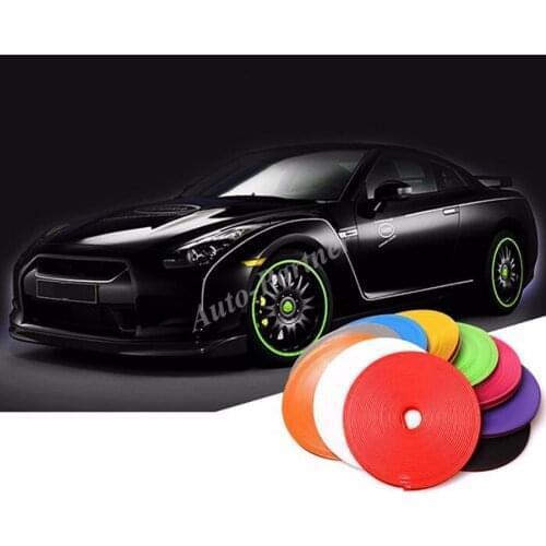 Car Wheel Protector Strip Rims blade Tire for Mazda 3 6 Miata RX8 CX7 for Fiat Grande Punto