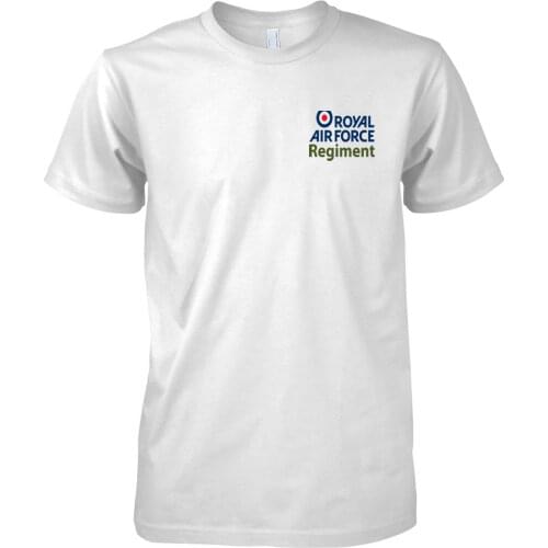 Men Brand Famous Clothing Men T-Shirts Cotton Plus Size Raf Regiment Logo - Royal Air Force T Shirt Design Template