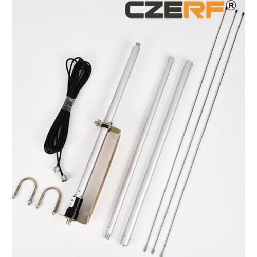 1/2 Wave Professional GP Antenna for FM Transmitter from 5w to 100w with 49ft Cable 8 Meters