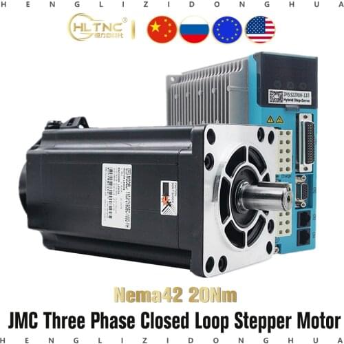 1 set 3 phase NEMA42 20Nm 2830ozf.in Closed loop Stepper servo motor driver kit JMC 110J12190EC-1000+3HSS2208H