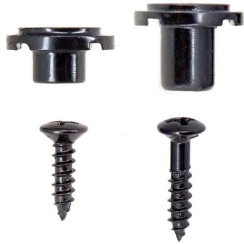 10 Sets/lot Black Guitar String Retainers Roller Tree guitar accessories parts Musical instrument