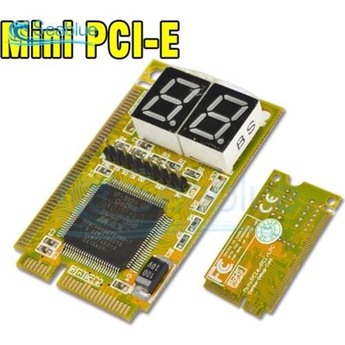 3 in 1 Mini PCI-E LPC PC Laptop Analyzer Tester POST Card Test For Notebook Laptop Hexadecimal Character Display High Stability