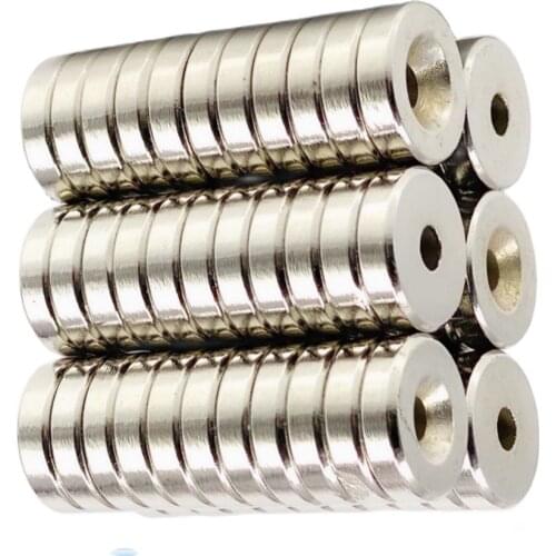 5~300Pcs Neodymium Magnet 20x5 20x3 Hole 5 N35 NdFeB Round Super Powerful Strong Permanent Magnetic imanes Disc 20*3 20*5 Hole5