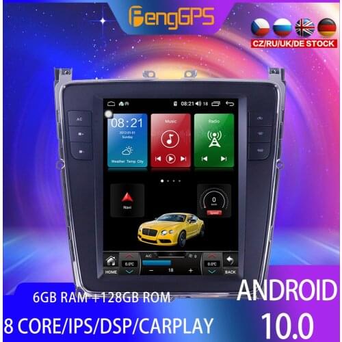 128G Tesla Style Screen For Bentley GT Supersports Fly Spur Car Radio Multimedia Video Player Navigation GPS Android 10.0 2 din