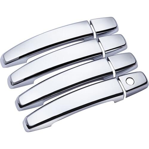 Roxform Chrome Door Handles 4 Pcs Stainless Steel Exterior Accessories Tuning For Renault Clio 3 HB 2006 2007 2008 2009 2010 2011 2012