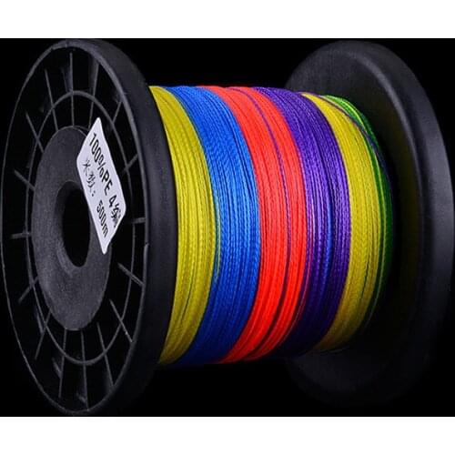 LIEYUWANG 500M/546yards 8 Strands Braided Fishing Lines Weaves Wire Strong Colorful Line