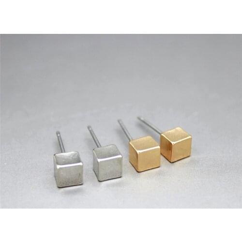 Fashion Tiny Square Earrings For Women Simple design charm pretty gift jewelry