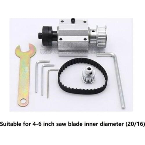 Table Saw Bench Drill Electric Drill No Power Spindle Assembly DIY Woodworking Cutting Grinding Spindle Lathe Accessories