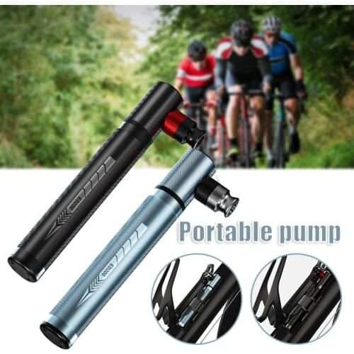 New Mini Alloy Bicycle Inflator with Changeable Presta Schraders Valves High Pressure Pump N66