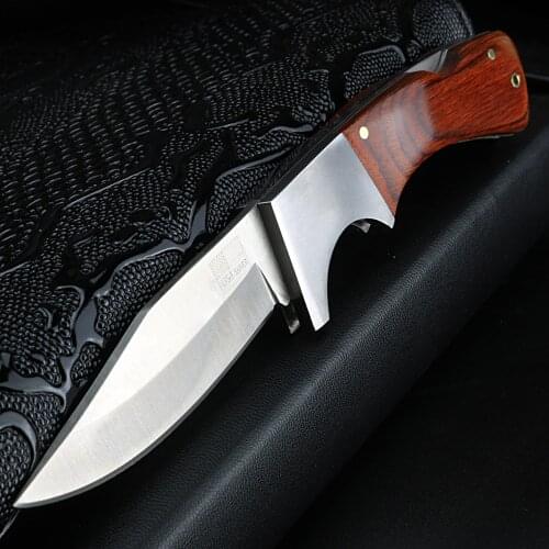 XUAN FENG outdoor hunting knife wild survival knife camping tactical knife hunting knife high hardness steel folding knife
