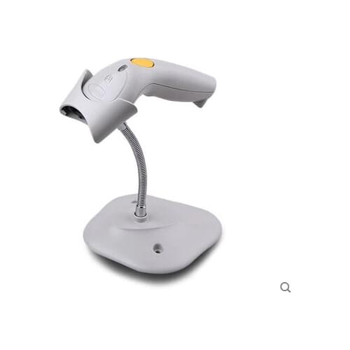 Oringinal Zebra/SYMBOL LS1203 General Purpose Barcode Scanner, Wired - Linear USB(PC) Kit, 7' Straight Cable, with Stand, White
