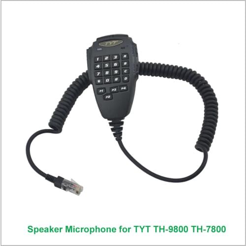 Original TYT 6 Pin DTMF Handheld Speaker Microphone for TYT TH-9800 TH-7800 TH9800 TH7800 Amateur Mobile Transceiver