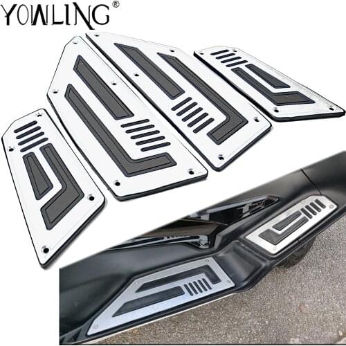 Motorcycle Footboard Steps For YAMAHA T-MAX 530 TMAX530 TMAX 530 2012 2013 2014 2015 2016 Footrest Pegs Plate Pads Foot Stack