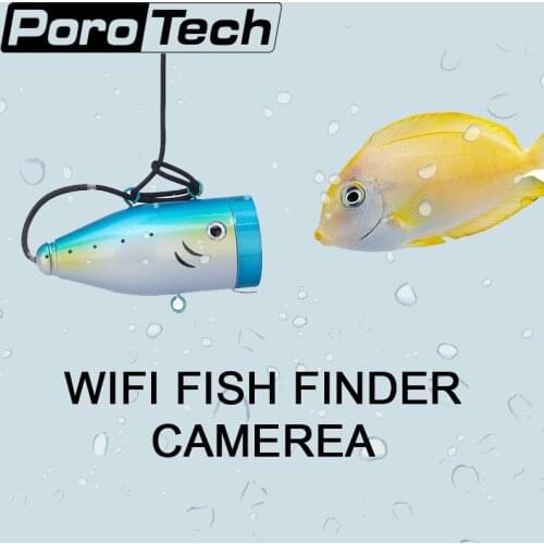 WF01WSL 30M/98FT Cable Underwater Fish Finder English Fishing Video Camera Monitor with WIFI support iPhone APP Color Display