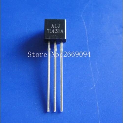 50PCS /100pcs Free shipping ALJTL431A TL431 WSTL431A TL431A TO-92 Programmable Voltage Reference New 431