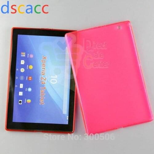 Pudding Plain Matte Soft TPU Gel Back Cover Case for Sony Xperia Z4 Tablet 10.1 100pcs