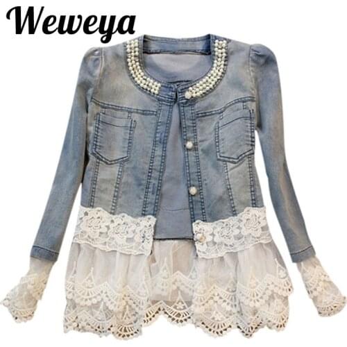 Женские джинсовые куртки Weweya China At AliExpress