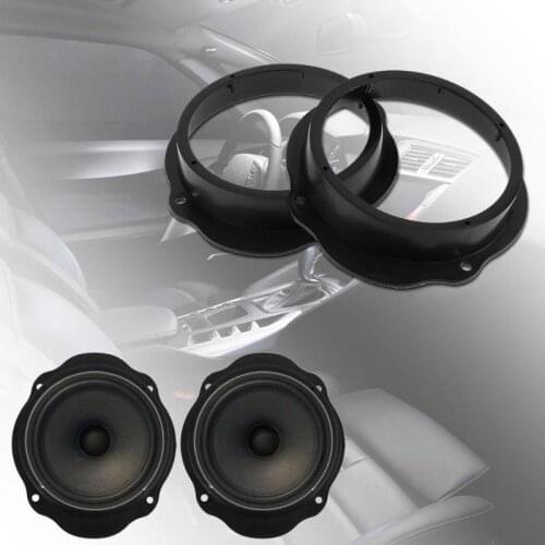 2pcs Car Front Door Speaker 6.5inch Spacer Ring Adapter Plates for Ford Focus Car Styling Mount Adapter Plate Brackets Stand