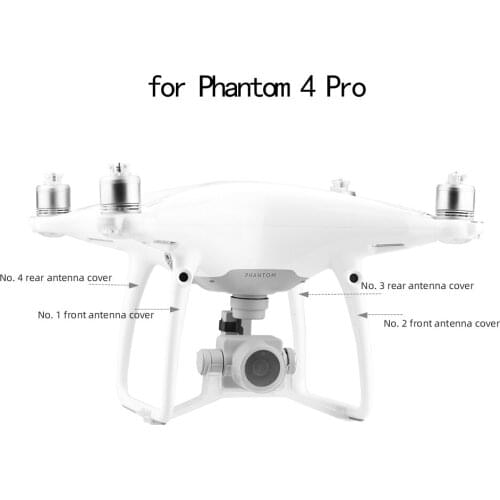4pcs Landing Gear Antenna Cover for Phantom 4 Pro Drone Replacement Parts Decorative Cap for DJI Phantom 4 Pro Accessories