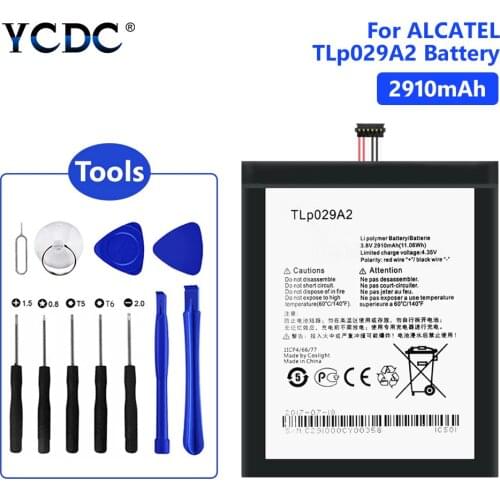 2910mAh TLp029A2 TLP029A2-S Battery For Alcatel One Touch Idol 3 I806 6045Y 6045K Batterie Li-ion polymer Bateria + Repair tools