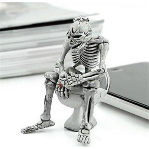 Car Skull Toilet Purse Bag Keychain Keyring for Renault Alaskan Trezor Skoda RAM Trucks Peugeot Scania 6008