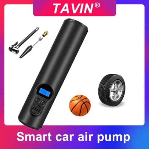 Car air pump 12V 150PSI Rechargeable Tire Inflator Cordless Portable Compressor Digital Car Tyre Pump Car Bicycle Tires Balls