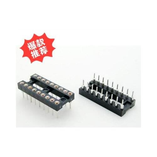 Free shipping round hole DIP20 socket 20PIN chip base ic slot 10pcs/lot